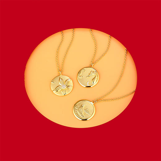 【宫里项链】海错图硬币款项链 商品图0