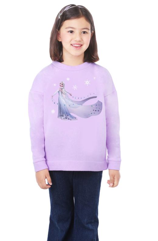 Disney迪士尼Frozen kids' Long Sleeve Crew Tee儿童长袖圆领T恤JPY带授权招加盟代理 商品图2