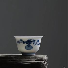 学古青花福禄杯（一套六杯）