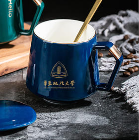 新款马克杯（配盖子和调羹）