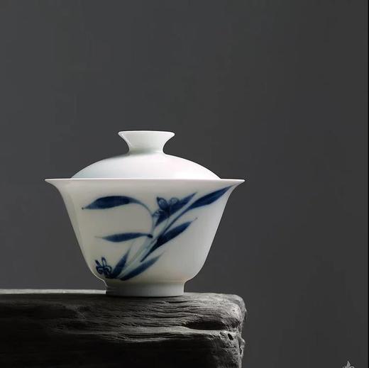 学古兰花沁香盖碗（单只） 商品图0