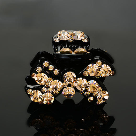 上海旗袍厂LBE-dz210小号抓夹 水钻刘海顶夹 韩版发卡简约头饰品发抓 商品图6