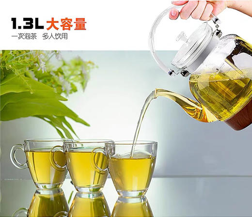 养生煮茶壶｜荣事金养生煮茶玻璃壶全自动加厚煮茶壶（原木色） 商品图1