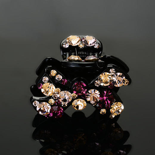 上海旗袍厂LBE-dz210小号抓夹 水钻刘海顶夹 韩版发卡简约头饰品发抓 商品图4