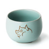 东道汝窑｜吉福A饼，诸事大吉单杯（天青） 商品缩略图3