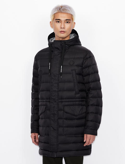 帅气！Armani Exchange A/X 长款羽绒服三色正品保真 商品图2