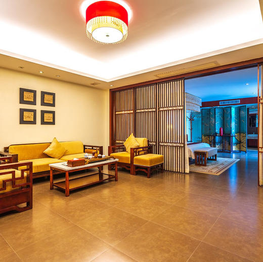 【唐宫一房一厅】皇家SPA酒店带私家温泉大床套房 （明皇汤） 商品图11