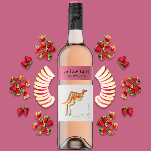 【整箱6瓶】黄尾袋鼠幕斯卡桃红葡萄酒750ml*6瓶 商品图5