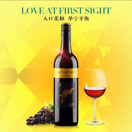 【整箱6瓶】黄尾袋鼠西拉红葡萄酒750ml*6瓶 商品图6