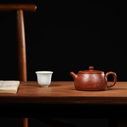 龙德堂陶艺 徐飞制 《乐鼓》 原矿底槽清 300cc(库存请咨询客服) 商品图2