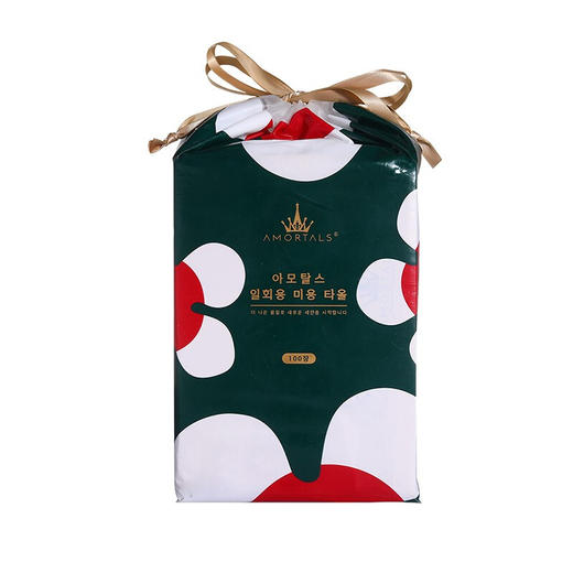 【3包】AMORTALS尔木萄云感棉柔一次性洁面巾 干湿两用100抽 商品图2