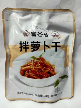 富爸爸 拌萝卜干150g부자아바 무말랭이150g