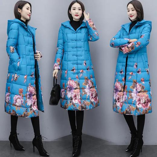 CQ-SYG926新款连帽复古盘扣民族风棉衣 商品图7