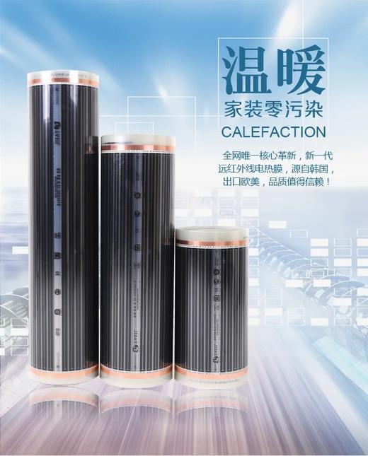 进口瑜伽地暖石墨烯远红外电热膜/特价远红外电热膜 冬季加热供暖保暖高温瑜伽 商品图1