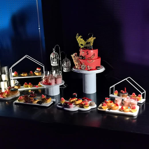 【甜久荟-主题派对案例-Tie up】参考案例 束缚即自由 欢乐夜晚 主题色系皆可定制 广宣亮点 现场人气摆拍转发 仪式感蛋糕分享留客 天然食材 低糖健康 商品图1