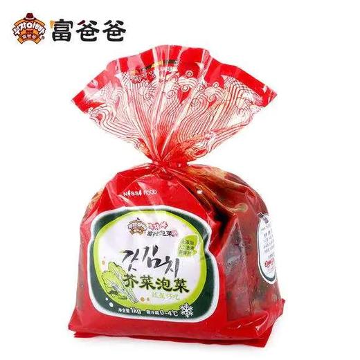 富爸爸 芥菜泡菜1kg부자아빠 갓김치1kg 商品图0