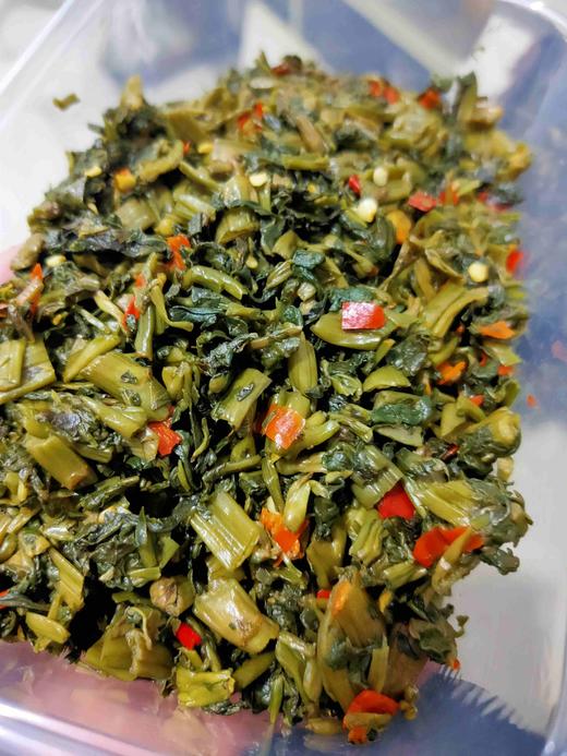自家做的卜空心菜，1份250克，不要洗直接放青辣椒，大蒜子炒 商品图1