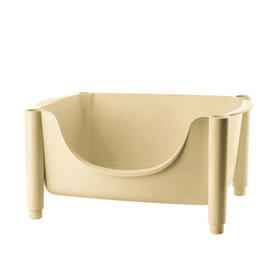 纯色整理筐 米色