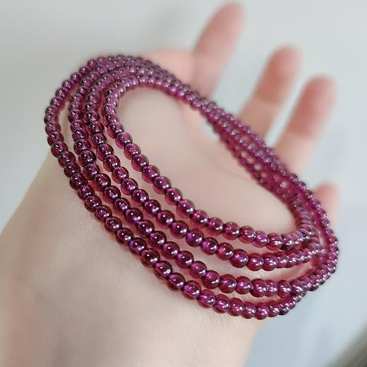 3mm紫牙乌4圈手串 商品图1