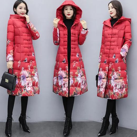 CQ-SYG926新款连帽复古盘扣民族风棉衣 商品图5