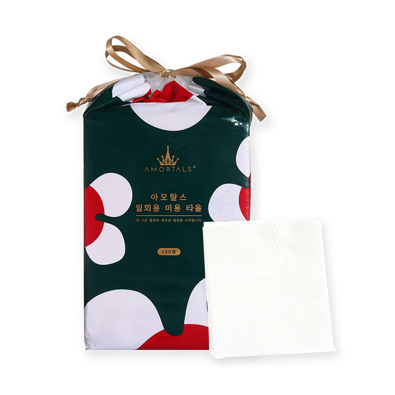 【3包】AMORTALS尔木萄云感棉柔一次性洁面巾 干湿两用100抽