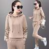 SP- 159203 卫衣女秋冬2020新款时尚韩版洋气冬季加绒加厚连帽休闲运动两件套 商品缩略图0