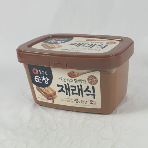 清净园再来式大酱1kg청정원순창재래식된장사각1Kg 商品图0
