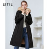 EITIE爱特爱冬季新款加厚兔毛内里狐狸毛领派克服大衣外套女6093711 商品缩略图0