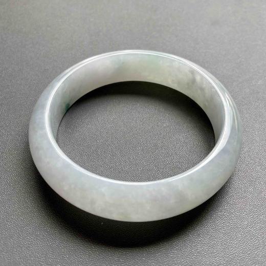 糯冰种飘花翡翠手镯57 商品图4