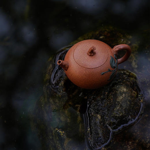 龙德堂陶艺 汤宣武制 《花开祥和 》 原矿降坡泥 330cc 库存咨询客服 商品图1