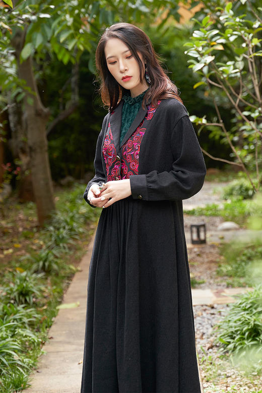 日暮归途民族风连衣裙 商品图5