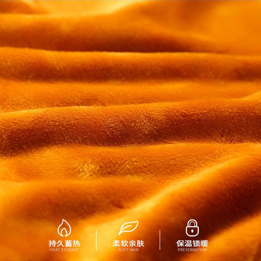 【加绒保暖套装】大依优型大码加绒保暖套装加肥加大内衣大号肥佬打底衫男士胖子红色本命年 商品图2