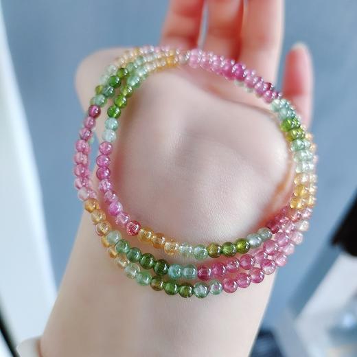 4mm碧玺3圈手串 商品图0