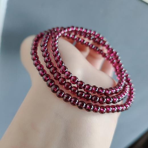 4mm紫牙乌3圈手串 商品图1