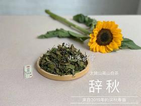 2019年深秋白茶《辞秋》，媲美2017霜降茶的珍藏版高山白茶
