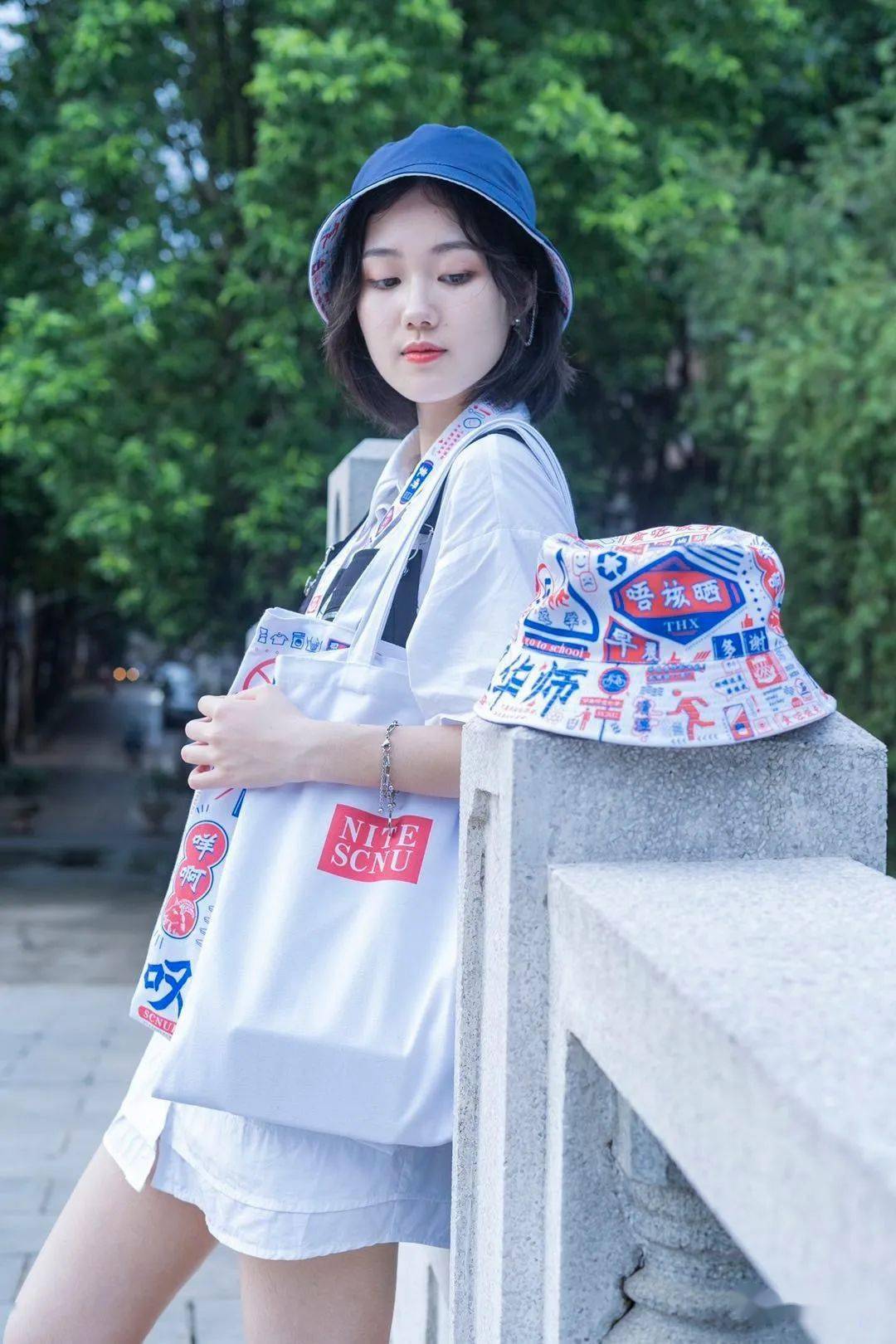 帆布帽子--叹华师（正反两用）