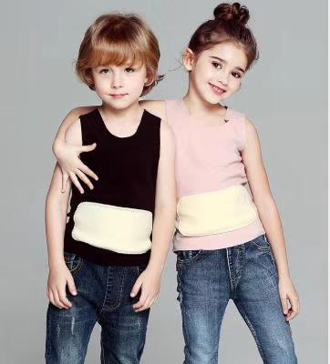 竹纤维儿童德绒发热蚕丝背心0816 商品图1
