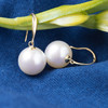【林栖设计小店】【现货】（珠径11mm）淡水珍珠原创设计小众女士复古气质百搭配饰珍珠耳环18K金饰品2904219 商品缩略图1