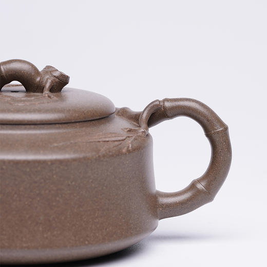 龙德堂陶艺 徐飞制 《础竹》 原矿青段 260cc(库存请咨询客服) 商品图4