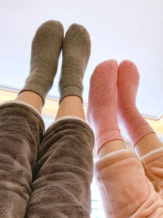 上脚比被窝暖冬季加厚羊毛袜男士女士保暖羊绒袜加厚加绒发热袜