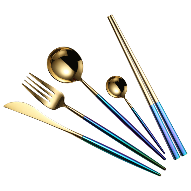 银貂304不锈钢西餐刀叉餐匙筷子系列