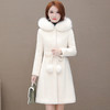 YWE-9173时尚中长款貂绒大衣女2020冬季新款 商品缩略图3