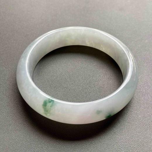 糯冰种飘花翡翠手镯57 商品图3