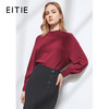EITIE爱特爱秋季新款气质立领宽松显瘦垂感舒适灯笼袖上衣女6013707 商品缩略图0