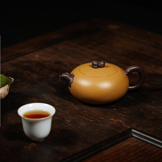 龙德堂陶艺 徐飞制 《升官发财》 原矿黄金段 300cc(库存请咨询客服) 商品图0