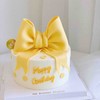 鹅黄太温柔 | 半翻糖奶油蛋糕 商品缩略图0