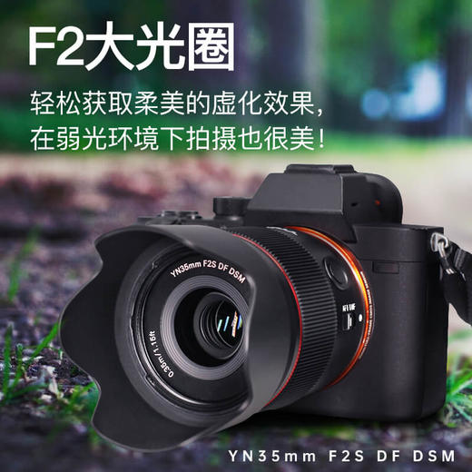 永诺  YN35mm F2S DF DSM 索尼E卡口 全画幅镜头【顺丰包邮，空运隔天到】 商品图1