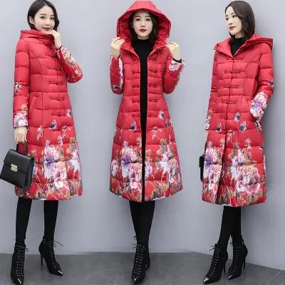 CQ-SYG926新款连帽复古盘扣民族风棉衣 商品图1