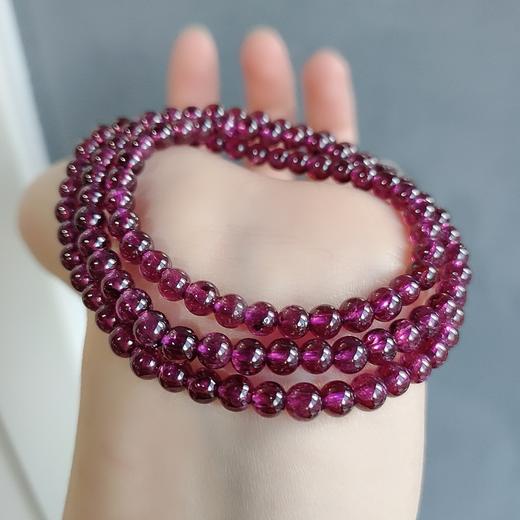 5mm紫牙乌3圈手串 商品图2