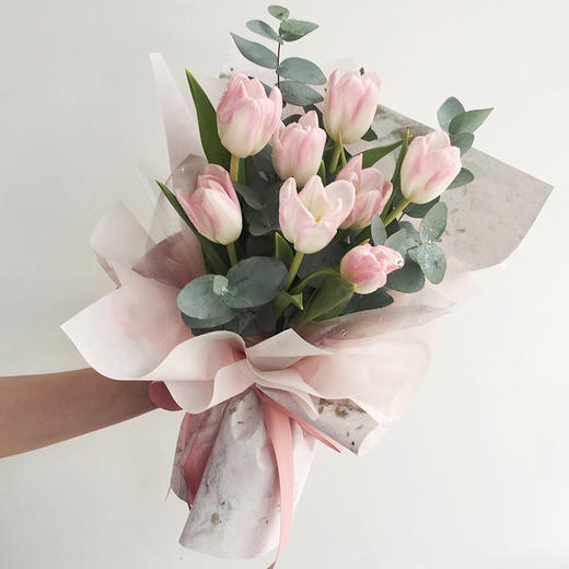 ins风郁金香花束花束珍贵复古温柔风送女朋友爱人领导生日纪念日生日